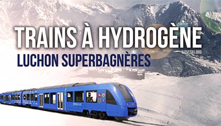 luchon-superbagneres Hydrogen train for skiing in Luchon Superbagnères